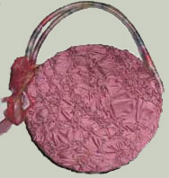 reverse of embroidered evening bag 